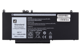 Аккумулятор 1stCharger для ноутбуков Dell 6MT4T 7.4V 6000mAh Black, BN1st4030
