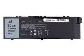 Аккумулятор 1stCharger для ноутбуков Dell 0FNY7, MFKVP 11.4V 7000mAh Black, BN1st4032