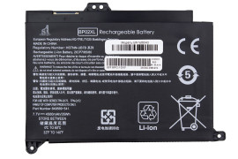 Аккумулятор 1stCharger для ноутбуков HP BP02XL 7.7V 4500mAh Black, BN1st6043