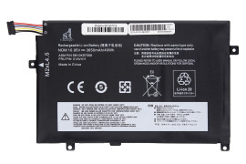 Аккумулятор 1stCharger для ноутбуков Lenovo Thinkpad E470, 01AV411, 01AV413, SB10K97568 10.95V 3650mAh Black, BN1st7019