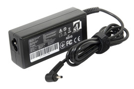 Блок питания 1StCharger для ноутбуков Acer 65W 19V 3.42A 3.0x1.1 с кабелем питания 220В (AC1STAC65WB)