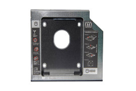 Адаптер 1stCharger HDD/SSD 2.5" в отсек привода ноутбука SATA/mSATA 12.7 мм (HDC1ST127-1)