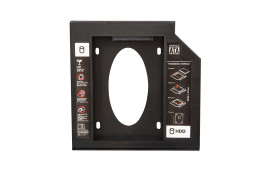 1StCharger Адаптер 1stCharger HDD/SSD 2.5" у відсік привода ноутбука SATA/mSATA 12.7 мм пластік (HDC1ST127-2)