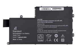 Аккумулятор 1stCharger для ноутбуков Dell TRHFF, 5547 11.1V 3400mAh Black, BN1st4015