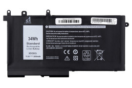 Аккумулятор 1stCharger для ноутбуков Dell 3DDDG 11.4V 3000mAh Black, BN1st4022