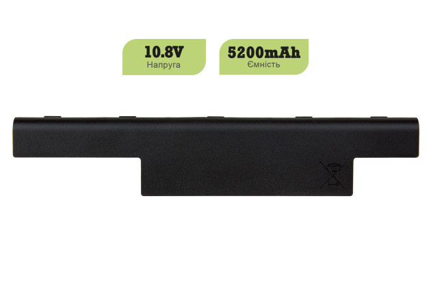 1StCharger Аккумулятор 1stCharger для ноутбуков Acer AS10D41 10.8V 5200mAh Black, BN1st1002 - Картинка 2