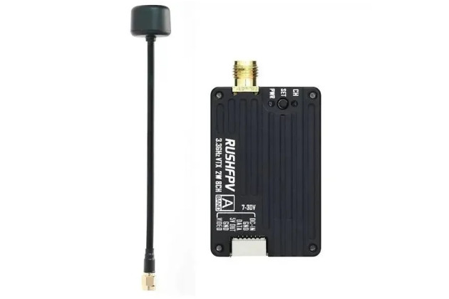RushFPV Видеопередатчик RushFPV 3.3G 2W + Antenna - Картинка 1