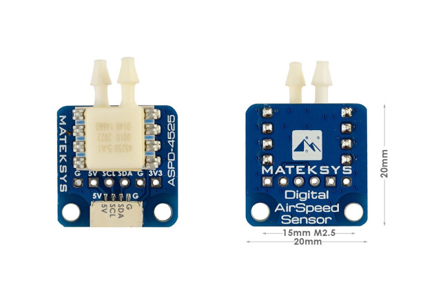 Matek Датчик повітряної швидкості MATEKSYS ASPD-4525 - Заображення 2