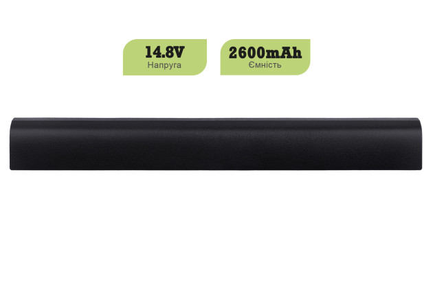 1StCharger Аккумулятор 1stCharger для ноутбуков HP RI04 14.8V 2600mAh Black, BN1st6018 - Картинка 2