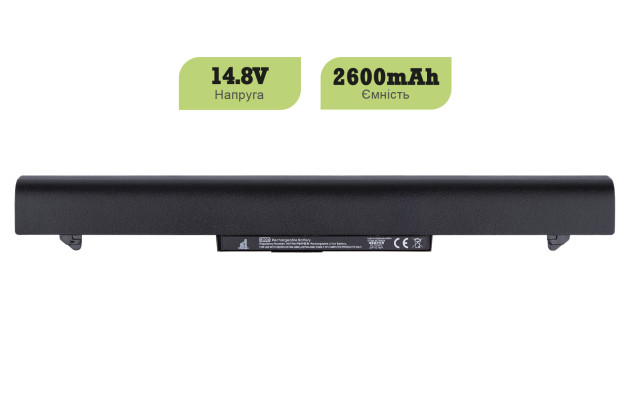1StCharger Аккумулятор 1stCharger для ноутбуков HP RO04 14.8V 2600mAh Black, BN1st6019 - Картинка 2