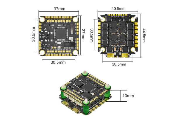 AOCODA AOCODA F405 55A полетный стек - Картинка 2