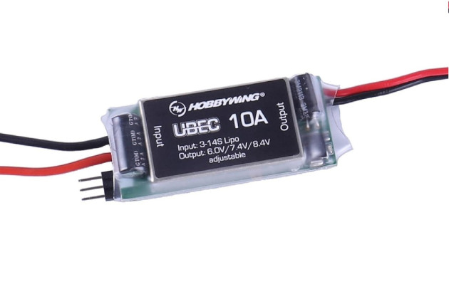 Hobbywing Регулятор живлення HOBBYWING UBEC 10A V1 3-14S - Заображення 2