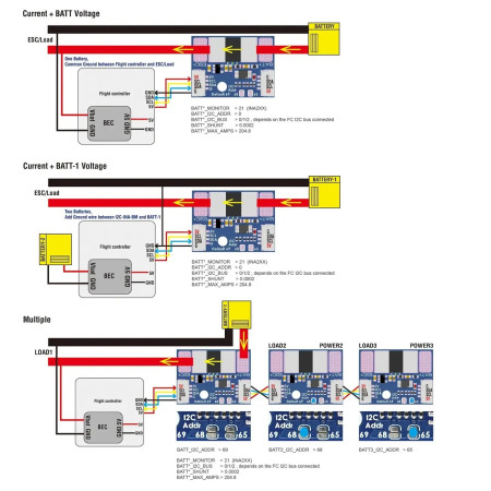 Matek Датчик струму MATEK I2C-INA-BM - Заображення 4