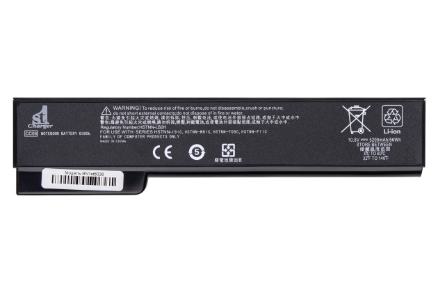 1StCharger Аккумулятор 1stCharger для ноутбуков HP CC06 10.8V 5200mAh Black, BN1st6036 - Картинка 1