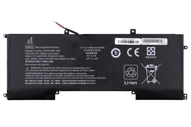 1StCharger Аккумулятор 1stCharger для ноутбуков HP AB06XL 7.7V 3600mAh Black, BN1st6045 - Картинка 1