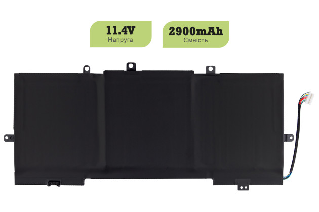 1StCharger Аккумулятор 1stCharger для ноутбуков HP VR03XL, HSTNN-IB7E 11.4V 2900mAh Black, BN1st6052 - Картинка 2