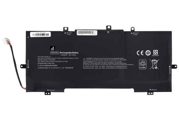 1StCharger Аккумулятор 1stCharger для ноутбуков HP VR03XL, HSTNN-IB7E 11.4V 2900mAh Black, BN1st6052 - Картинка 1