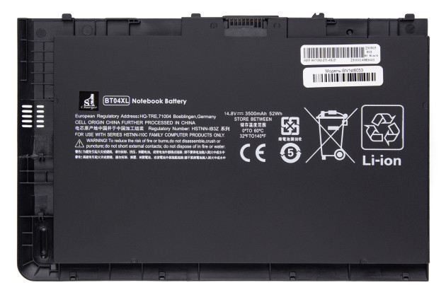 1StCharger Аккумулятор 1stCharger для ноутбуков HP BT04XL 14.8V 3500mAh Black, BN1st6053 - Картинка 1