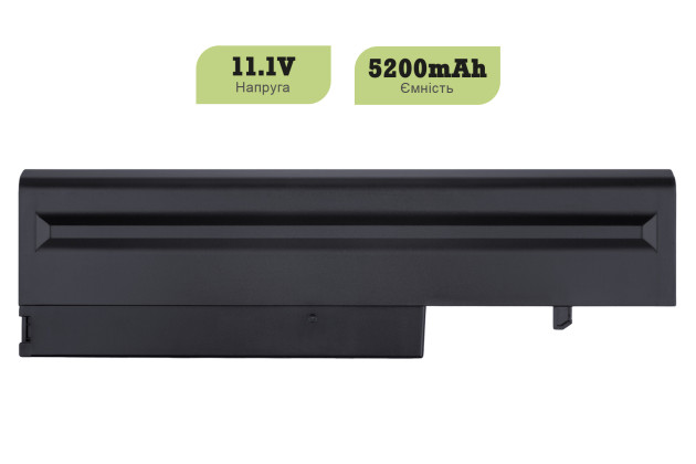 1StCharger Аккумулятор 1stCharger для ноутбуков Lenovo IdeaPad U330, L08S6D12 11.1V 5200mAh Black, BN1st7005 - Картинка 2