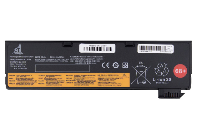 1StCharger Аккумулятор 1stCharger для ноутбуков Lenovo ThinkPad T400, X240, 45N1127 10.8V 5200mAh Black, BN1st7007 - Картинка 1
