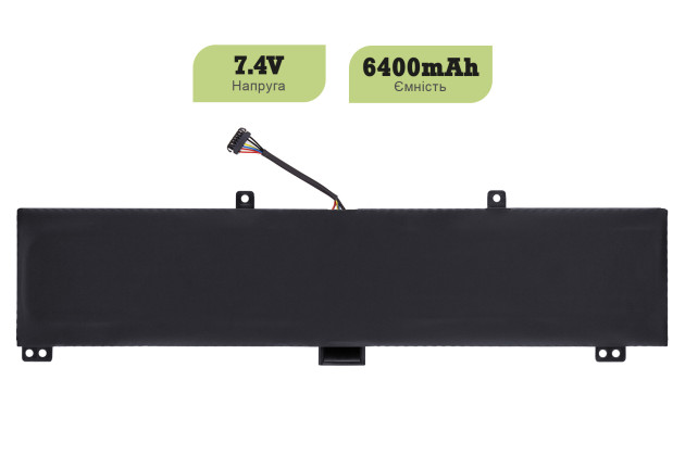 1StCharger Аккумулятор 1stCharger для ноутбуков Lenovo Erazer Y50, L13M4P02 7.4V 6400mAh Black, BN1st7017 - Картинка 2
