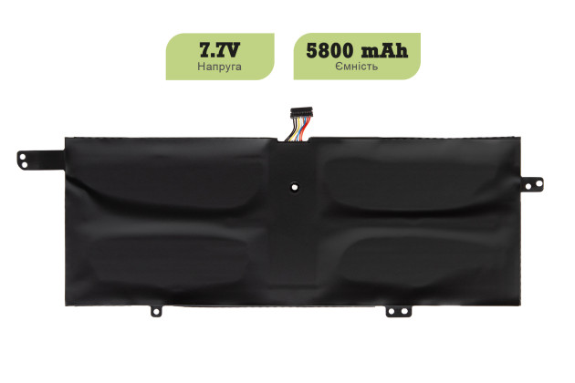 1StCharger Аккумулятор 1stCharger для ноутбуков Lenovo Ideapad 720S-13I, L16C4PB3 7.7V 5800mAh Black, BN1st7018 - Картинка 2