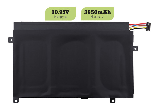 1StCharger Аккумулятор 1stCharger для ноутбуков Lenovo Thinkpad E470, 01AV411, 01AV413, SB10K97568 10.95V 3650mAh Black, BN1st7019 - Картинка 2