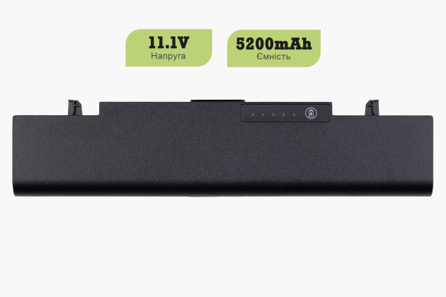 1StCharger Аккумулятор 1stCharger для ноутбуков Samsung AA-PB9NS6B 11.1V 5200mAh Black, BN1st5002 - Картинка 2