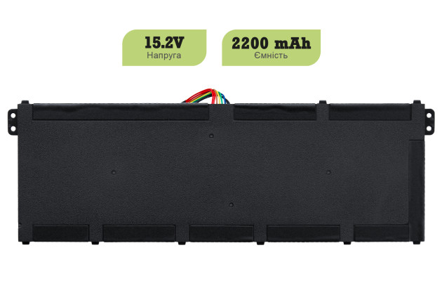 1StCharger Аккумулятор 1stCharger для ноутбуков Acer AC14B8K 15.2V 2200mAh Black, BN1st1017 - Картинка 2