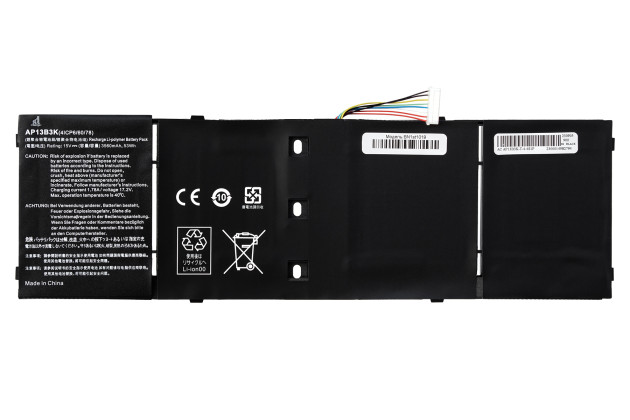 1StCharger Аккумулятор 1stCharger для ноутбуков Acer AP13B3K 15V 3560mAh Black, BN1st1019 - Картинка 1