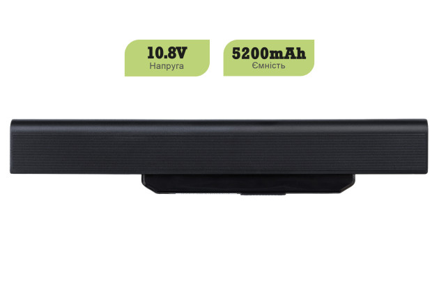 1StCharger Аккумулятор 1stCharger для ноутбуков Asus A32-K53 10.8V 5200mAh Black, BN1st3006 - Картинка 2