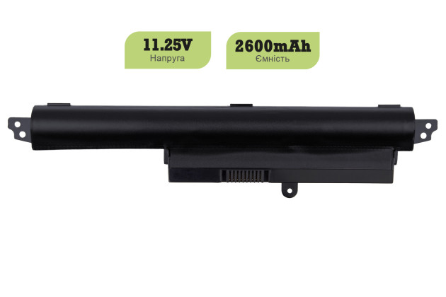 1StCharger Аккумулятор 1stCharger для ноутбуков Asus A31N1302, X200CA 11.25V 2600mAh Black, BN1st3011 - Картинка 2
