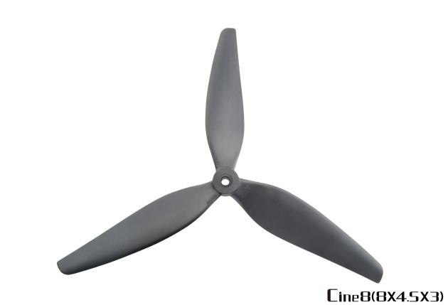 HQProp HQProp Cine8 8X4.5X3 Black (1CW+1CCW) пропеллеры - Картинка 2