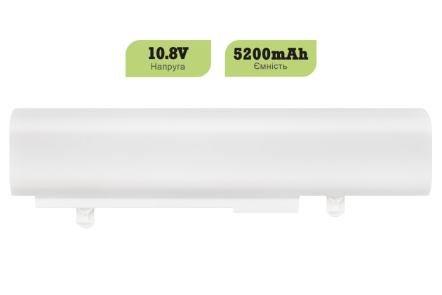 1StCharger Аккумулятор 1stCharger для ноутбуков Asus A32-1015 10.8V 5200mAh White, BN1st3015 - Картинка 2