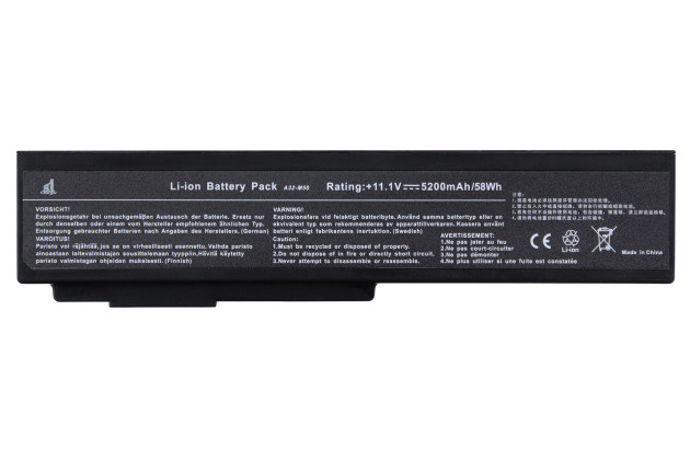 1StCharger Аккумулятор 1stCharger для ноутбуков Asus A32-M50 11.1V 5200mAh Black, BN1st3020 - Картинка 1