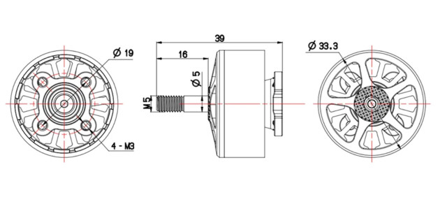 BrotherHobby Мотор BrotherHobby Avenger 2810 1350KV - Картинка 6
