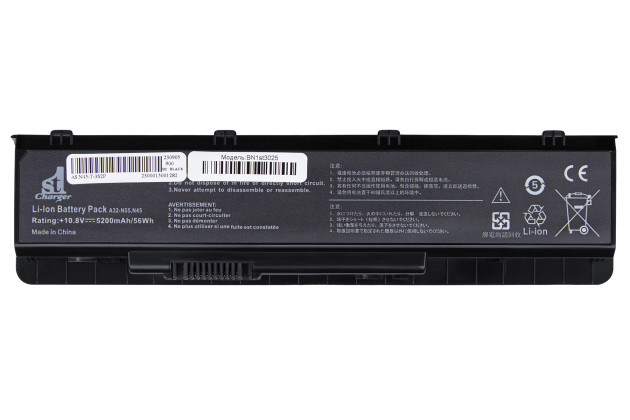 1StCharger Акумулятор 1stCharger для ноутбуків Asus A32-N55, N45 10.8V 5200mAh Black, BN1st3025 - Заображення 1
