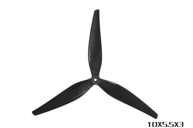 HQProp HQProp 10X5.5X3 2CW+2CCW Black (MQ10X5.5X3B-GRN) пропеллеры - Картинка 3