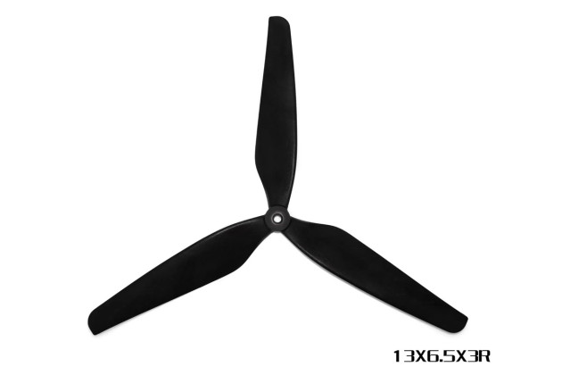 HQProp HQProp MacroQuad 13X6.5X3 Black (1CW+1CCW) Glass Fiber Reinforced Nylon пропелери - Заображення 2