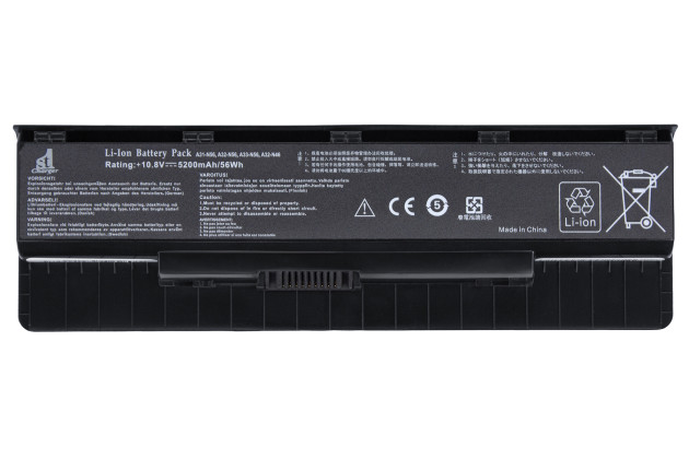 1StCharger Аккумулятор 1stCharger для ноутбуков Asus A31-N56, A32-N56, A33-N56, A32-N46 10.8V 5200mAh Black, BN1st3027 - Картинка 1