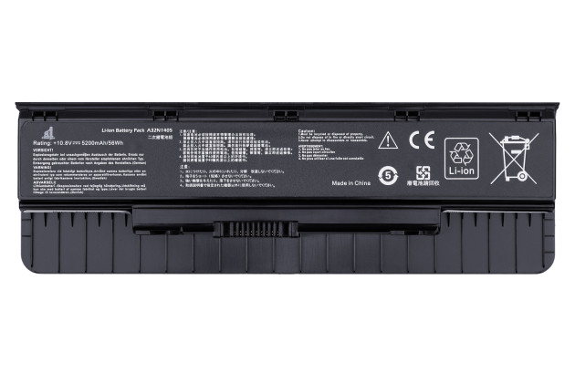 1StCharger Аккумулятор 1stCharger для ноутбуков Asus A32N1405 10.8V 5200mAh Black, BN1st3028 - Картинка 1