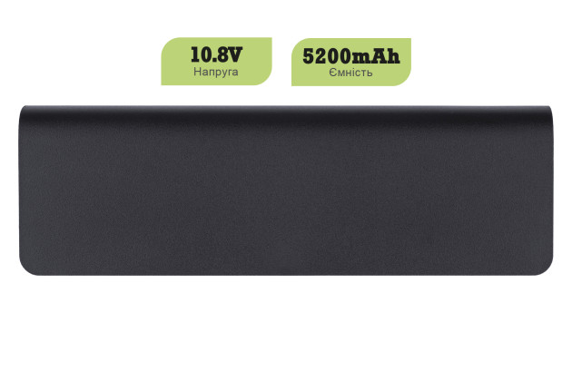 1StCharger Аккумулятор 1stCharger для ноутбуков Asus A32N1405 10.8V 5200mAh Black, BN1st3028 - Картинка 2