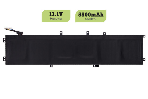 1StCharger Аккумулятор 1stCharger для ноутбуков Dell M5510, 6GTPY 11.1V 5500mAh Black, BN1st4033 - Картинка 2