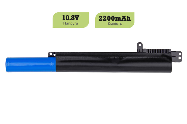 1StCharger Аккумулятор 1stCharger для ноутбуков Asus A31N1719 10.8V 2200mAh Black, BN1st3029 - Картинка 2