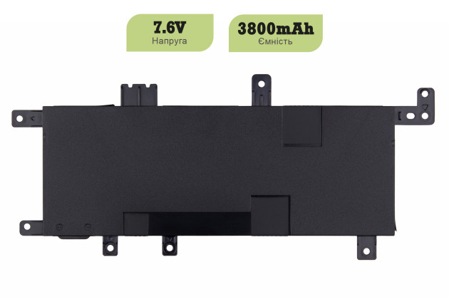 1StCharger Аккумулятор 1stCharger для ноутбуков Asus C21N1634 7.6V 3800mAh Black, BN1st3033 - Картинка 2