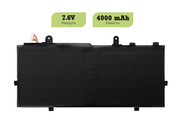 1StCharger Аккумулятор 1stCharger для ноутбуков Asus C21N1714 7.6V 4900mAh Black, BN1st3038 - Картинка 2