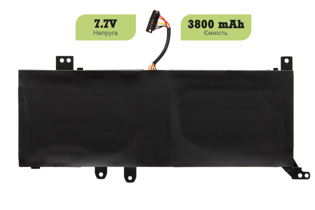 1StCharger Аккумулятор 1stCharger для ноутбуков Asus C21N1818 7.7V 3800mAh Black, BN1st3041 - Картинка 2