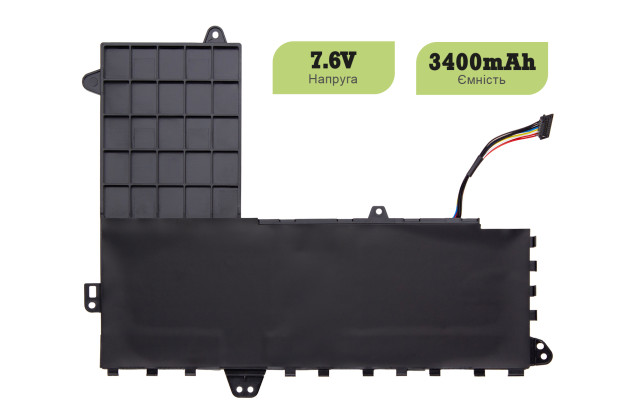 1StCharger Аккумулятор 1stCharger для ноутбуков Asus B21N1505 7.6V 3400mAh Black, BN1st3043 - Картинка 2
