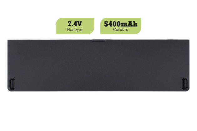 1StCharger Акумулятор 1stCharger для ноутбуків Dell GVD76, E7240 7.4V 5400mAh Black, BN1st4008 - Заображення 2