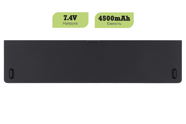 1StCharger Акумулятор 1stCharger для ноутбуків Dell 34GKR, E7440 7.4V 4500mAh Black, BN1st4009 - Заображення 2